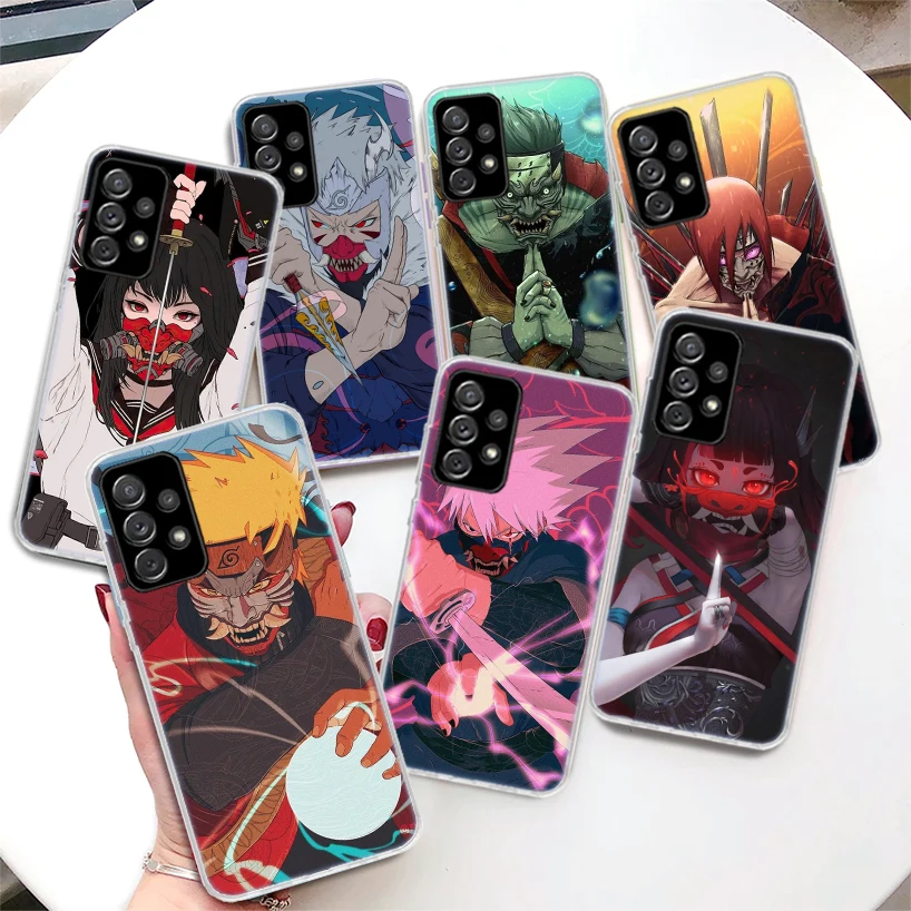 

Naruto Ninja Coque Phone Case For Samsung Galaxy A51 A50 A71 A70 A41 A40 A31 A30 A21S A20E A10 A11 A01 A6 A7 A8 A9 + Cover