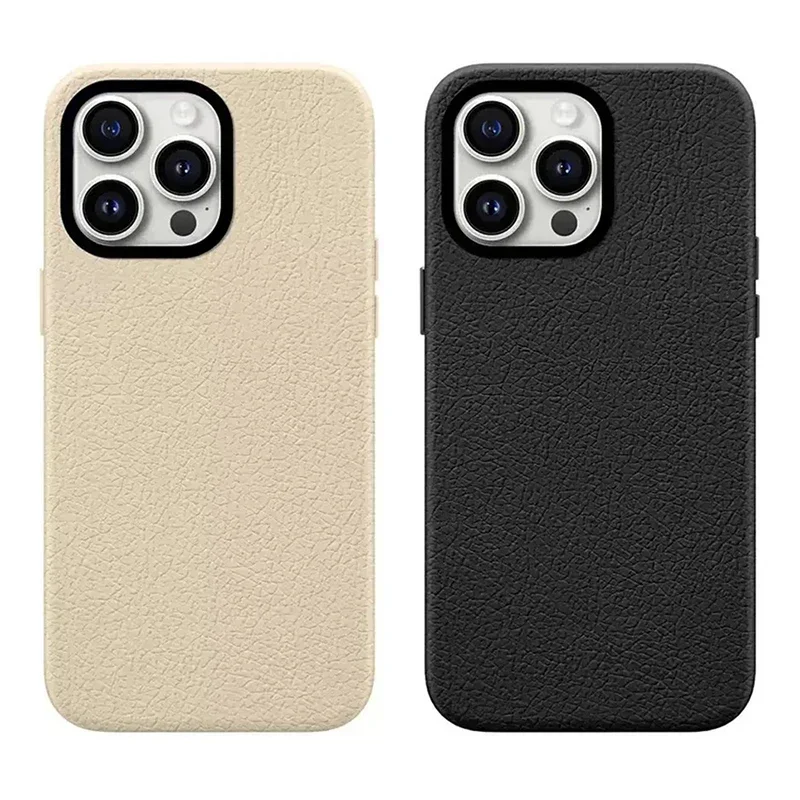 Лучшая версия однотонный кожаный магнитный чехол для телефона IPhone 12 13 14 15 16 Pro Max
