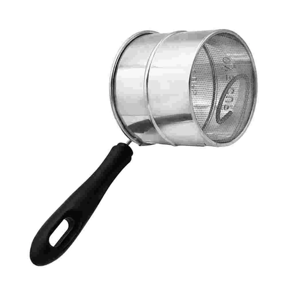 

Household Flour Sifter Handheld Flour Sieve Stainless Steel Powder Sifter