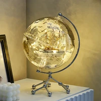 luxury transparent globe light modern home decoration creative living room study room tv cabinet decoration desk accessories
