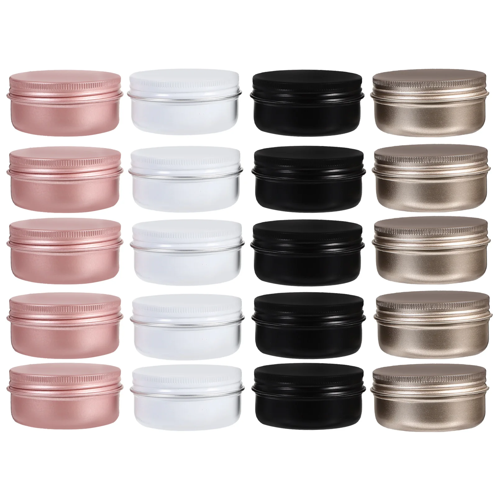 

Tea Box Round Tins Empty Jars Making Metal Lids Bulk Container Makeup Travel Containers