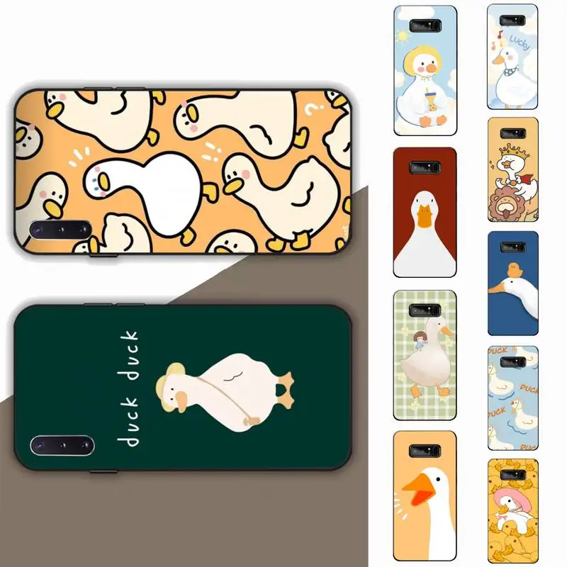

Duck Phone Case for Samsung Note 5 7 8 9 10 20 pro plus lite ultra A21 12 02