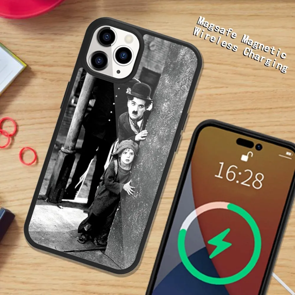 Магнитный чехол для iPhone 15 14 13 12 11 Plus Pro Max с беспроводной зарядкой