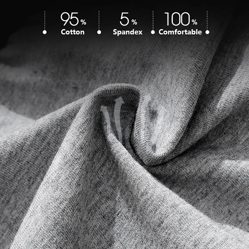 FK 3pcs Mens Underwear Cotton Boxers Panties Breathable Male Underpants Sexy Boxershorts Men Trunk Fashion Color Block Boxer