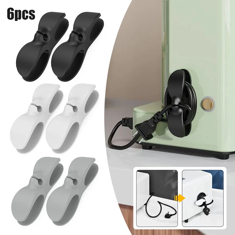 

Cord Winder Air Fryer Coffee Machine Wire Fixe Wire Cord Organizer Holder for Kitchen Office Home Cord Management Cable Winder