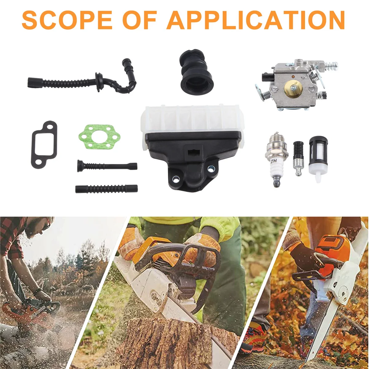 Комплект воздушного фильтра карбюратора для бензопилы Stihl 021 023 025 MS210 MS230 MS250 250 1123