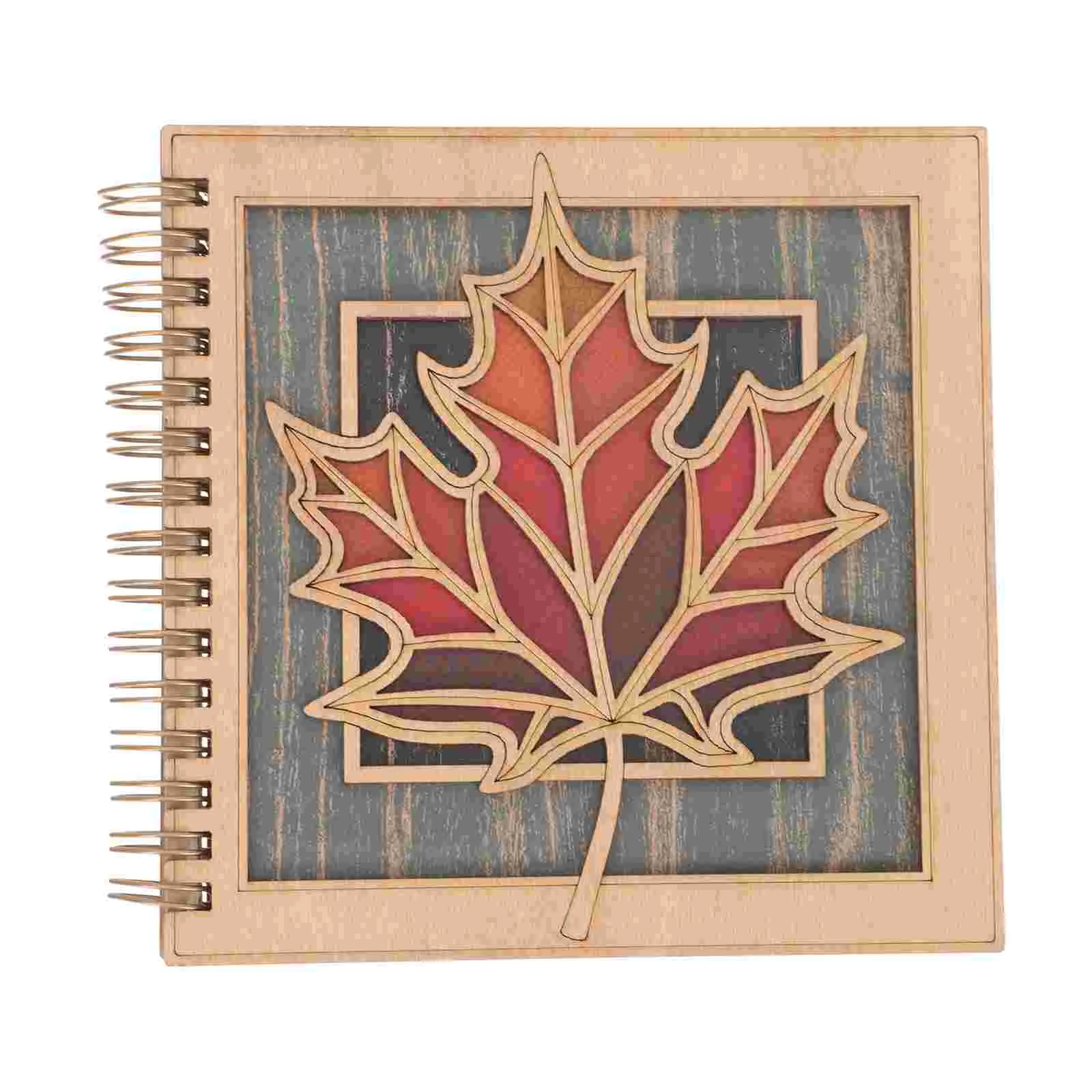 

Notepad Notebook Notebooks Wooden Paper Spiral Book Cover Plain Ruled Sketch Coil Journal Study Planning Notepads Bulk Binders