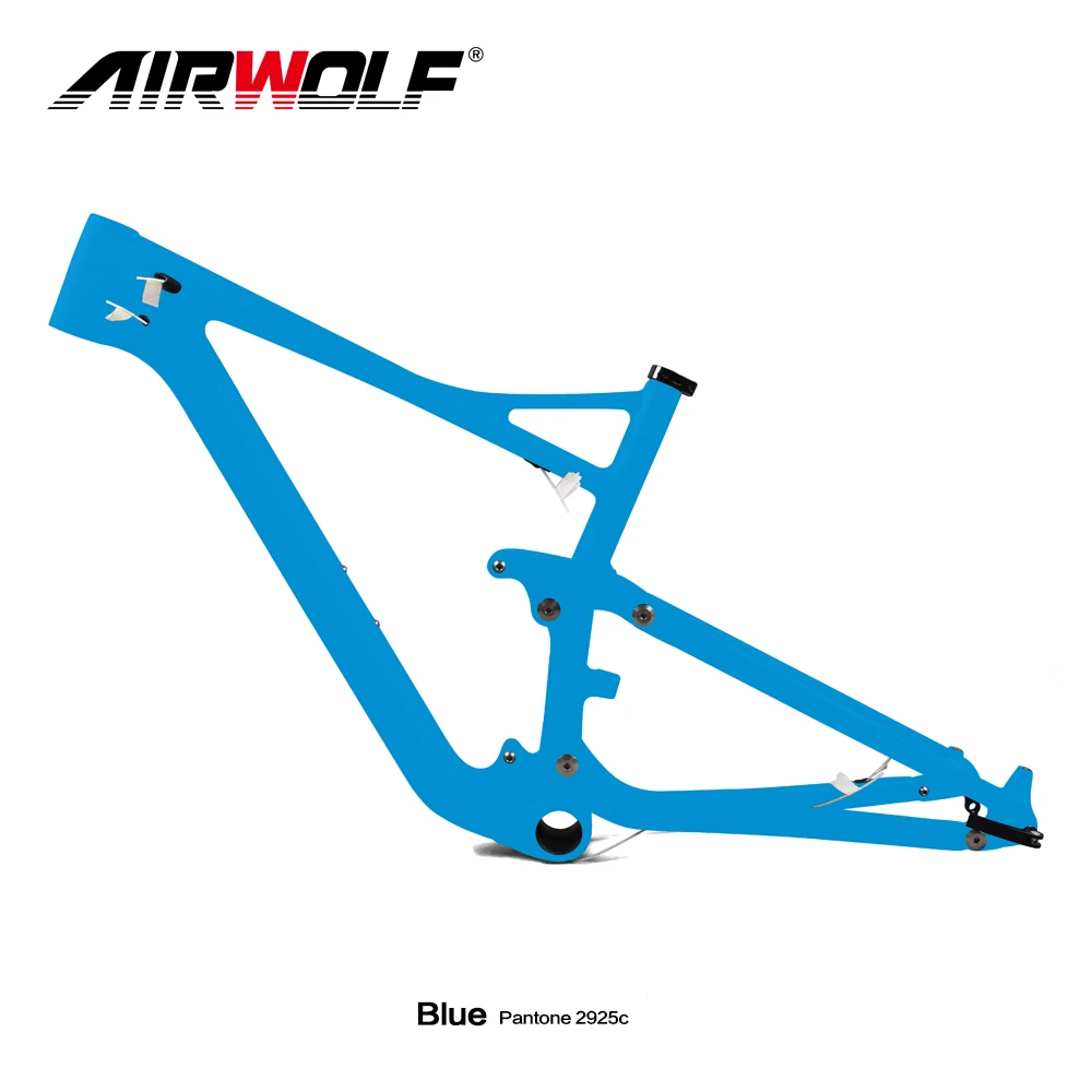 

AIRWOLF Carbon Frame Boost 148 Mountain Bicycle Frame 29er Suspension Travel 122mm Thru Axle 142*12mm Carbon Mtb Frameset PF30