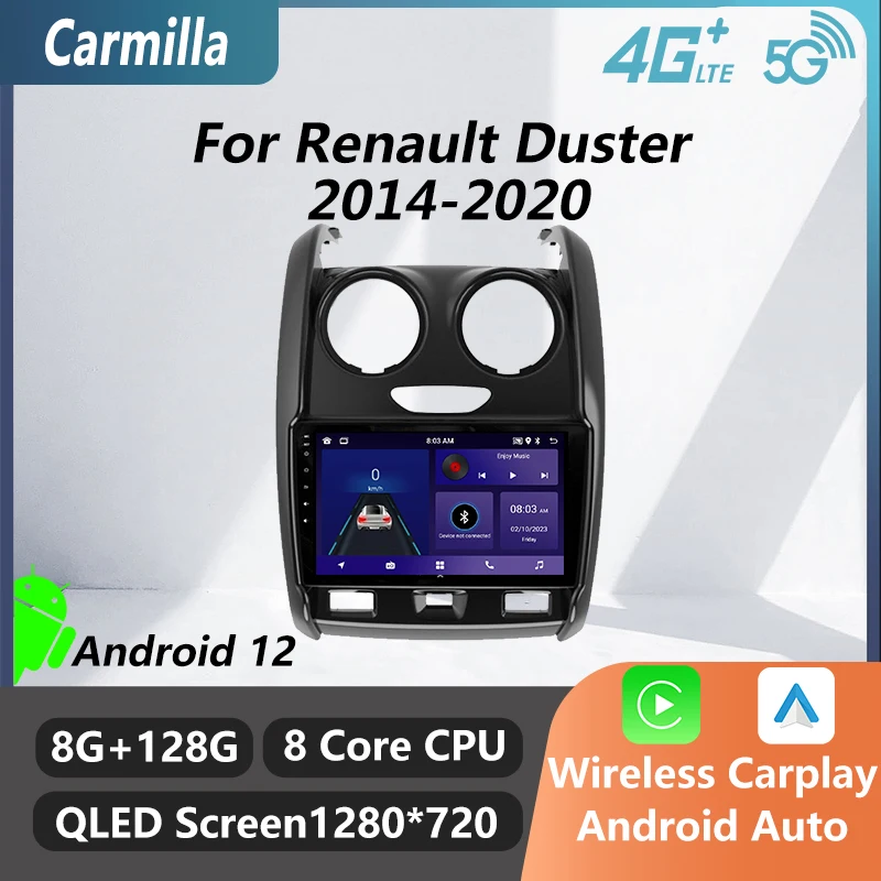 

2 Din Android Stereo Car Radio for Renault Duster 2014-2020 Car Multimedia Player Navigation GPS Head Unit Autoradio Audio Auto