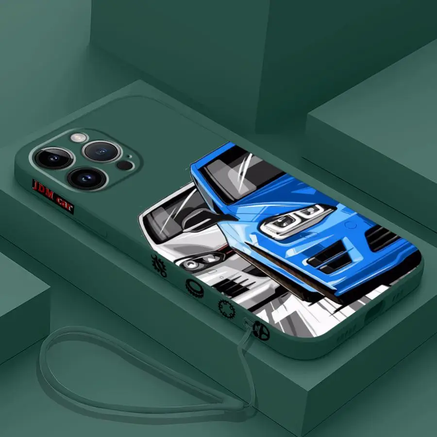 Sports Car Tokyo JDM Phone Case for Samsung Galaxy A51 A72 A73 A31 A71 A05s A03 A04e A03s A02 A70 A70s A30s A20 A10 Soft Cover