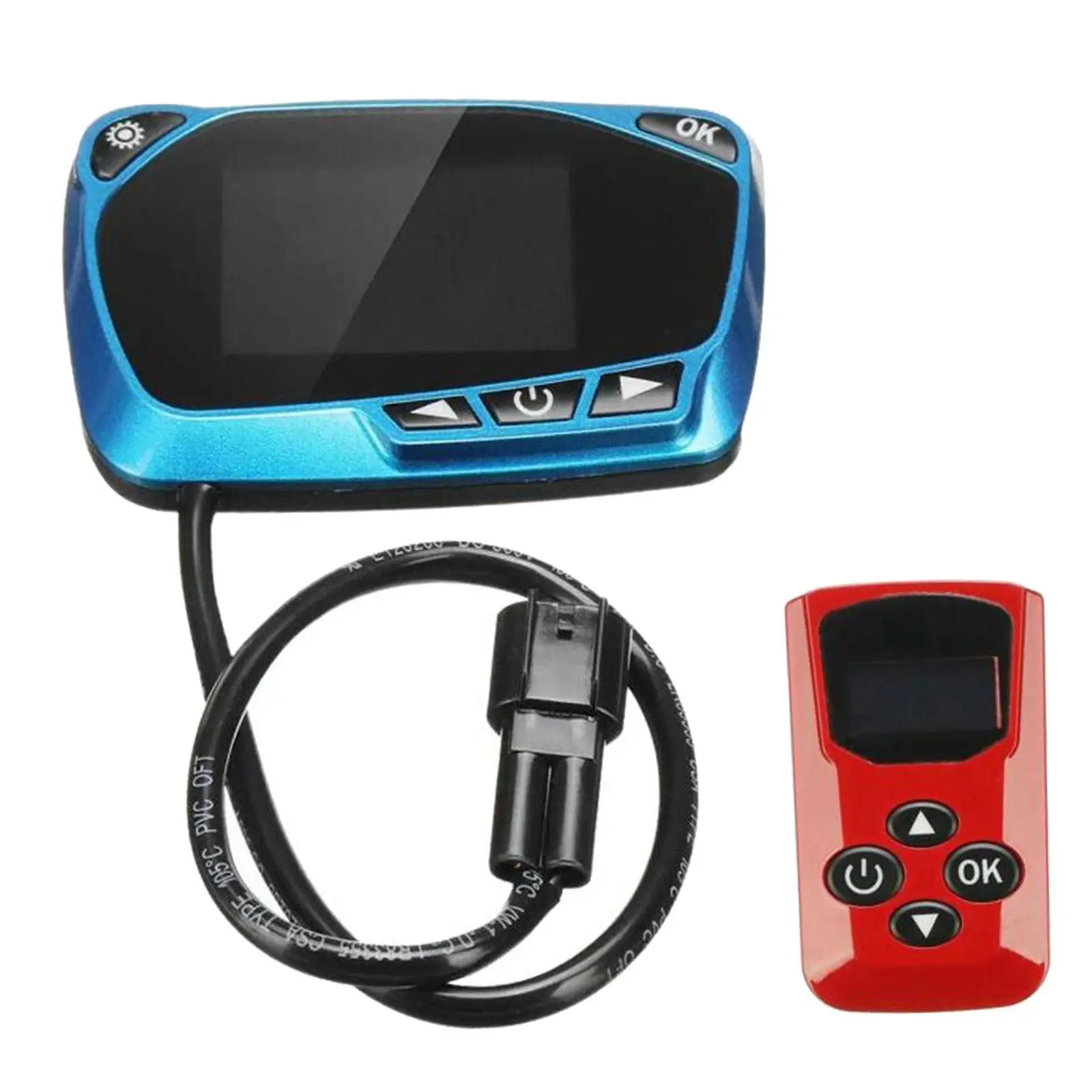 12 В 24 в автомобильный нагреватель ЖК-переключатель контроллер легко установить