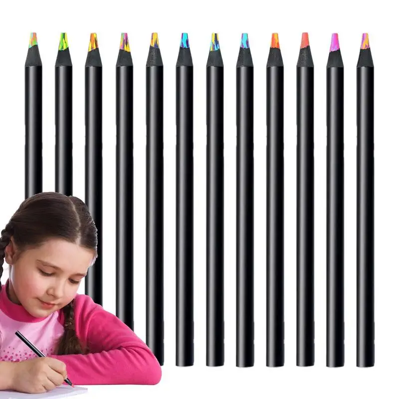S For Kids Fun Pencils For Kids Fancy Pencils For Kids Develop Children's Imagination Solid Wood Multiple Color