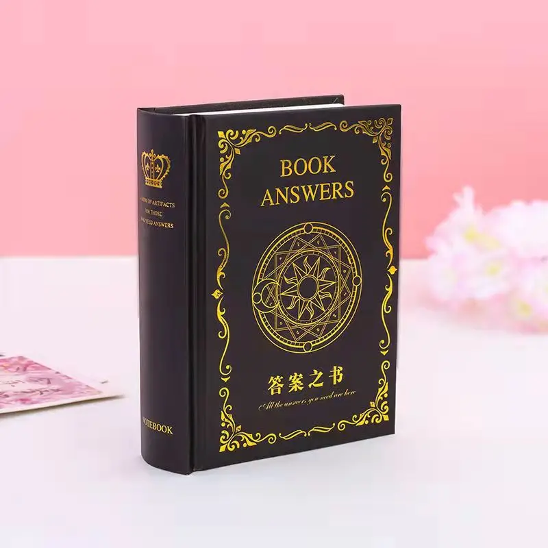 

ot Sale New 208-page Book of Answers Life Notebook Diary Book Life Answers Chinese and English Edition Divination Prophecy Book