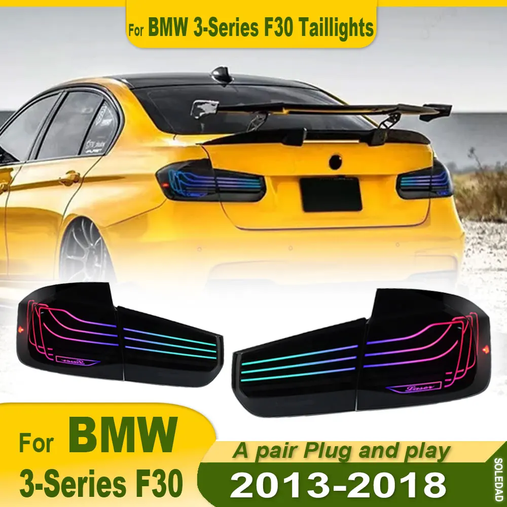 Автомобильный задний фонарь RGB в сборе для BMW 3 серии F30 F38 F80 2012-2013 2014 2015 2016 2017 2018 M3 CSL