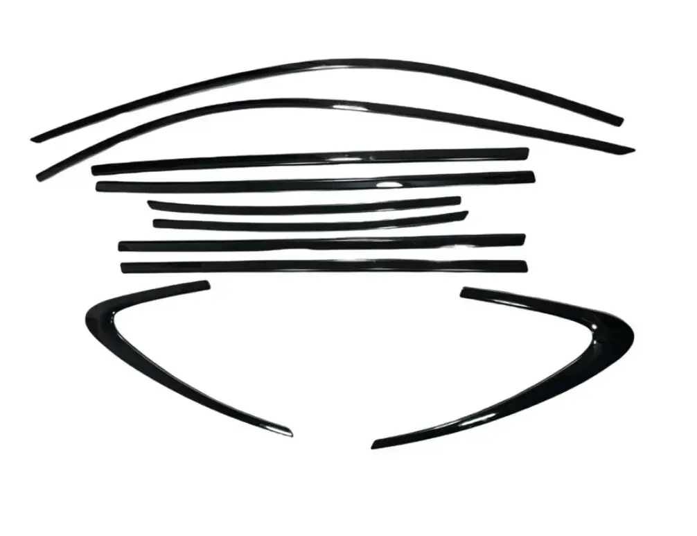 

Автомобильный Стайлинг двери, полный оконный молдинг, рама, накладка на порог, наклейка на крышку для Porsche Macan 2014-2021