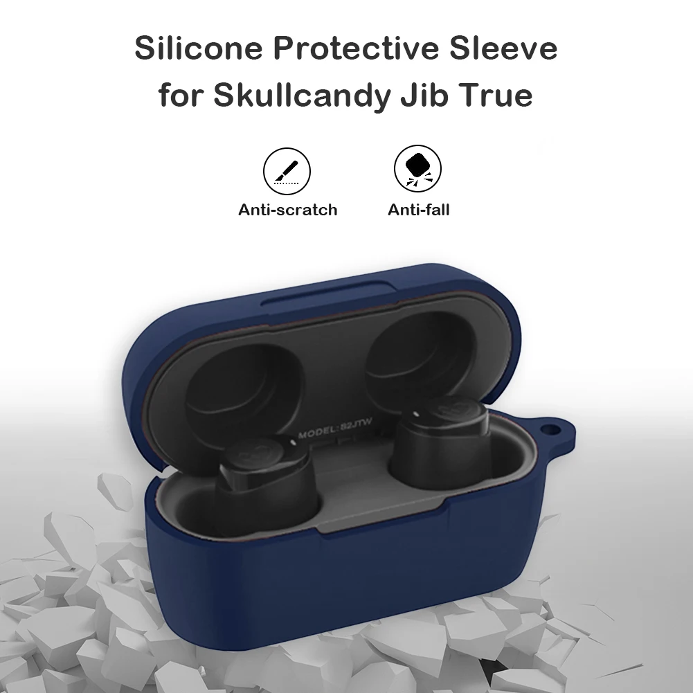 

Силиконовый защитный чехол для Skullcandy Jib True Anti Scratch пылезащитный чехол для хранения наушников Shell беспроводные аксессуары для наушников