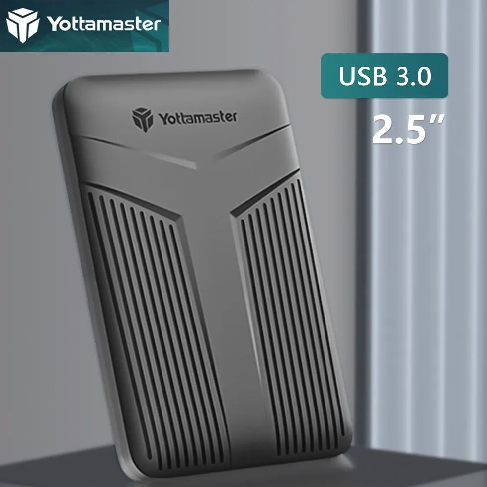 

Yottamaster 2.5" Inch SSD Hard Disk Drive External Case SATA HDD Enclosure USB A C 3.0 For PC MacBook Laptop HD Disk Storage Box