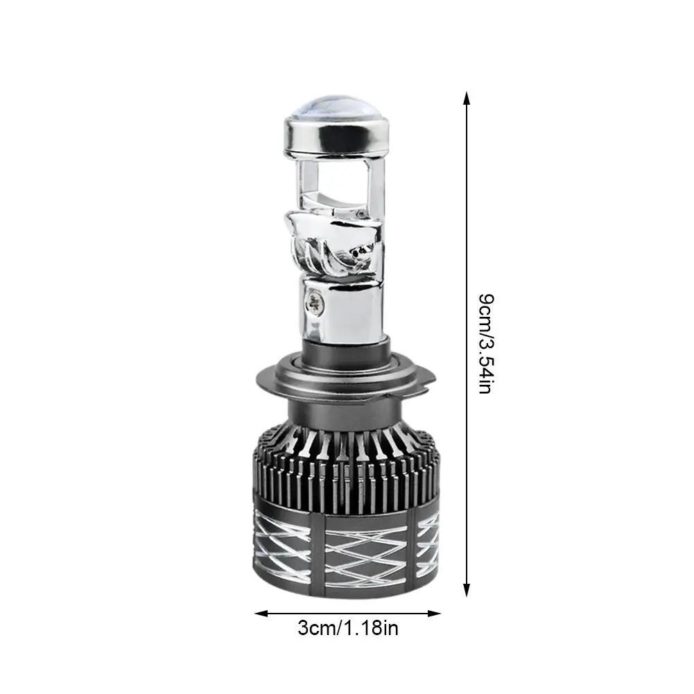 H7 H4 H11 светодиодные автомобильные фары мини-лампы для линз проектора 9005 9006 6000K с