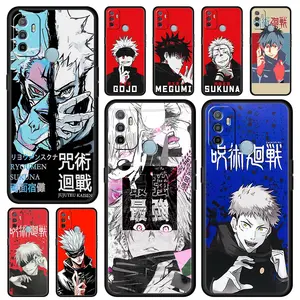 anime jujutsu kaisen case for oppo a53 a52 a93 a94 a95 a74 reno6 reno3 reno4 find x2 pro lite black soft phone funda cover shell free global shipping