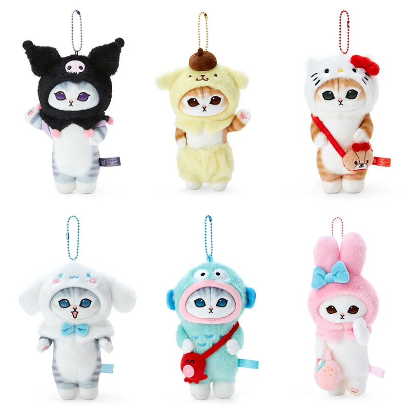 

Милые плюшевые игрушки Hello Kitty из аниме «Моя Мелодия», куроми, корикорил, милые плюшевые набивные куклы, подвеска в сумку, подарок для детей на день рождения