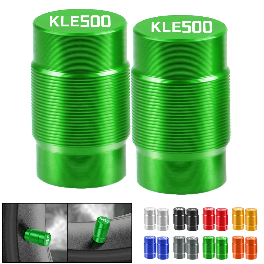 

99-07 Motorcycle Vehicle Wheel Tire Valve Stem Caps Covers FOR KAWASAKI KLE500 KLE 500 1991 1992 1993 1994 1995 1996 1997 1998