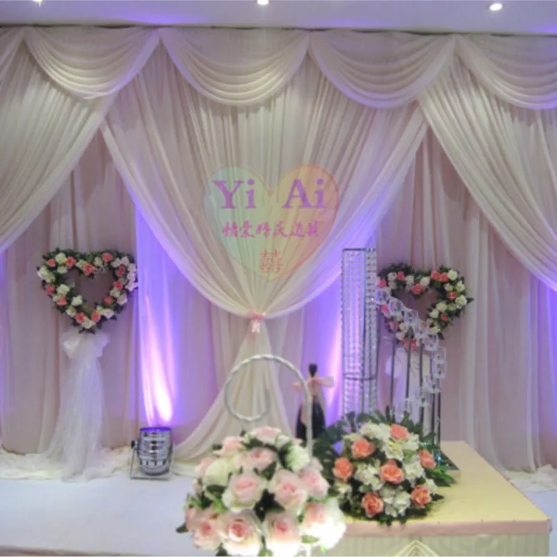 

Backdrop stage curtain wedding props supplies wedding decoration