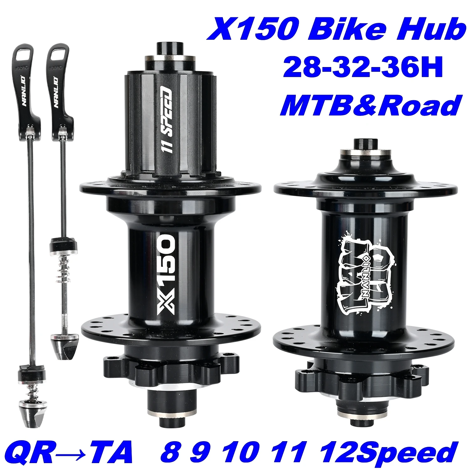 Nanlio X150 Click 28 32 36 Отверстий Велосипедная Ступица 150 Зуб. 6 Лопастей Громкий Шум