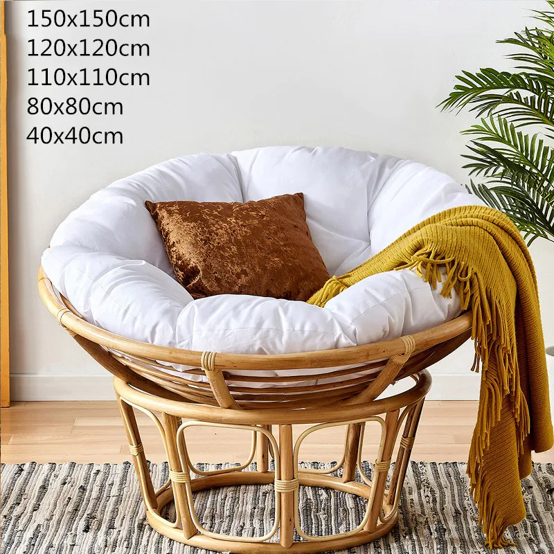 

(No Chair) Swing Egg Chair Cushion Hanging Basket Seat Pad for Home Garden Indoor Outdoor Balcony Rocking Chair Cushion