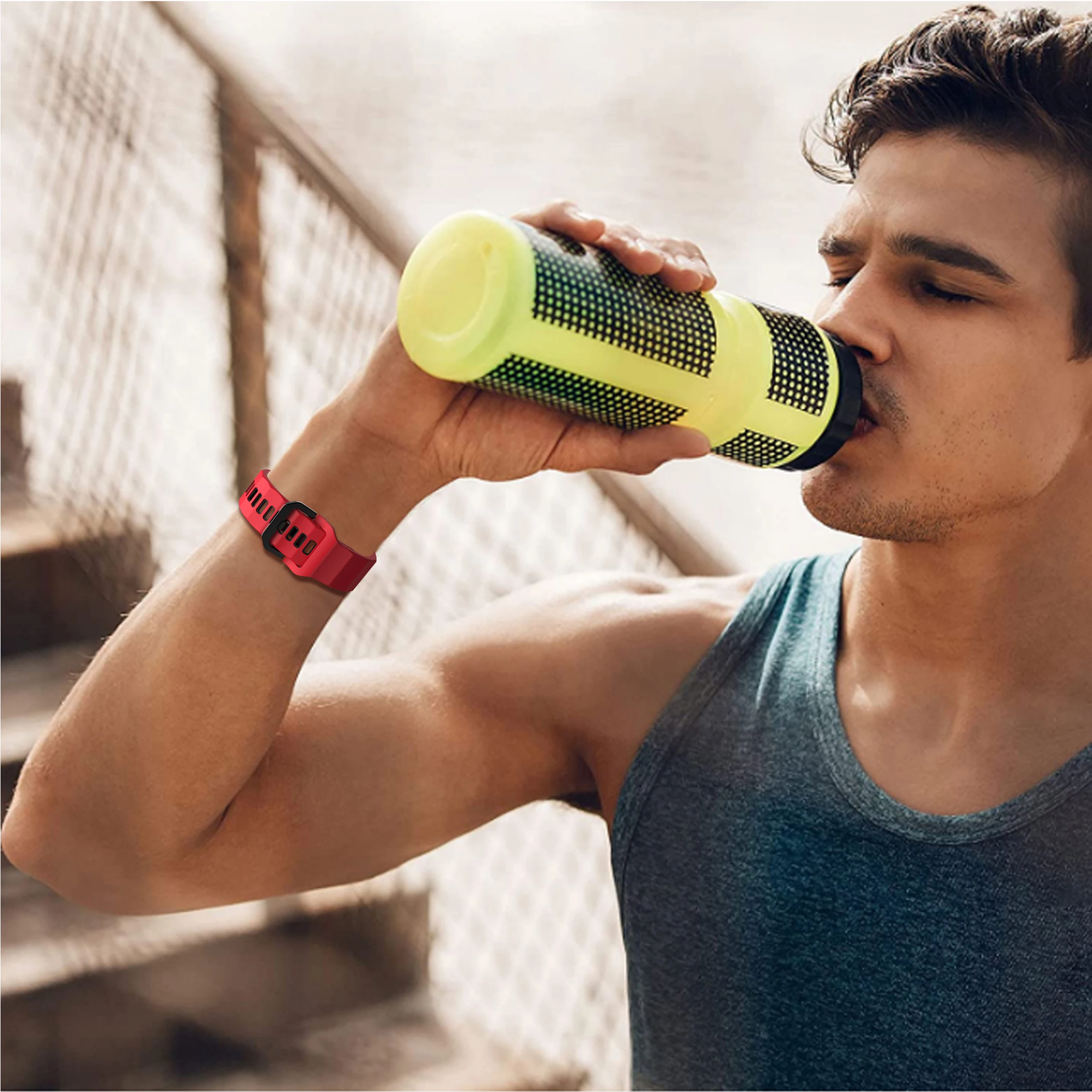 Silicone Band for Samsung Galaxy Watch 4 5 Pro Accessories 40mm 44mm 45mm Outdoor Sport Strap for Galaxy Watch 4 Classic 42/46mm