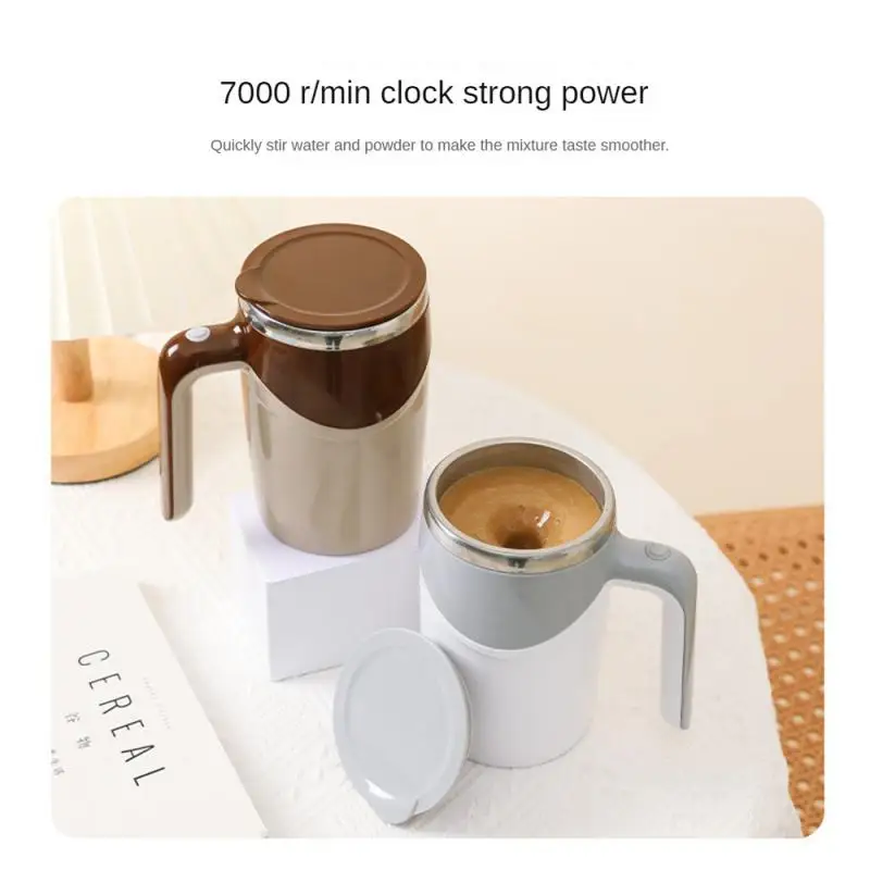 

Lazy Coffee Stirring Cup Auto Stirring Cup Magnetic Rotating Electric Milk Cup Mark Cup 304 Stainless Steel