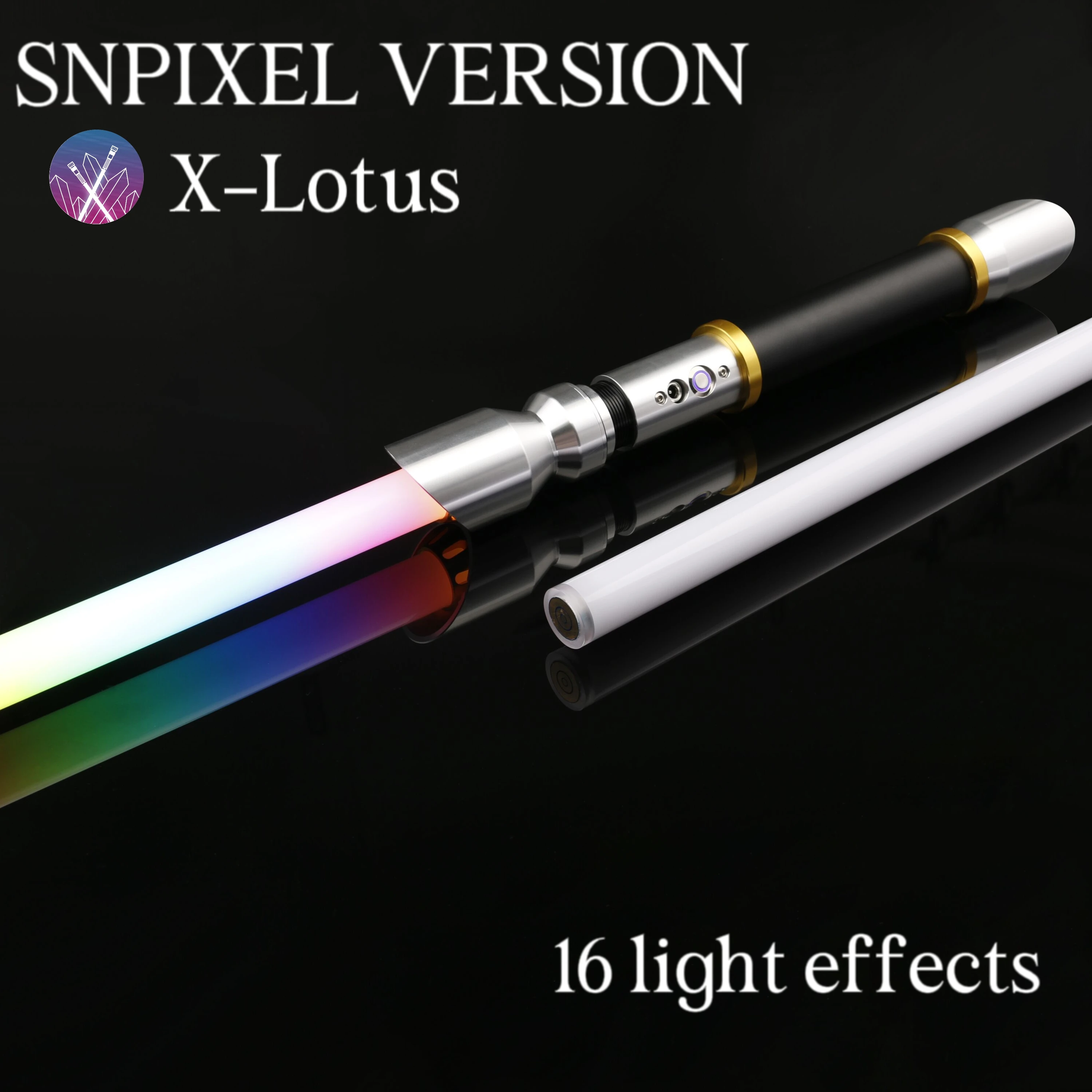 

Световой меч X-TREX ECO SNPIXEL, дуэль, FOC Blaster, RGB Металлическая рукоятка, 12 цветов, 16 цветов, набор soundplug, игрушки, подарок для косплея