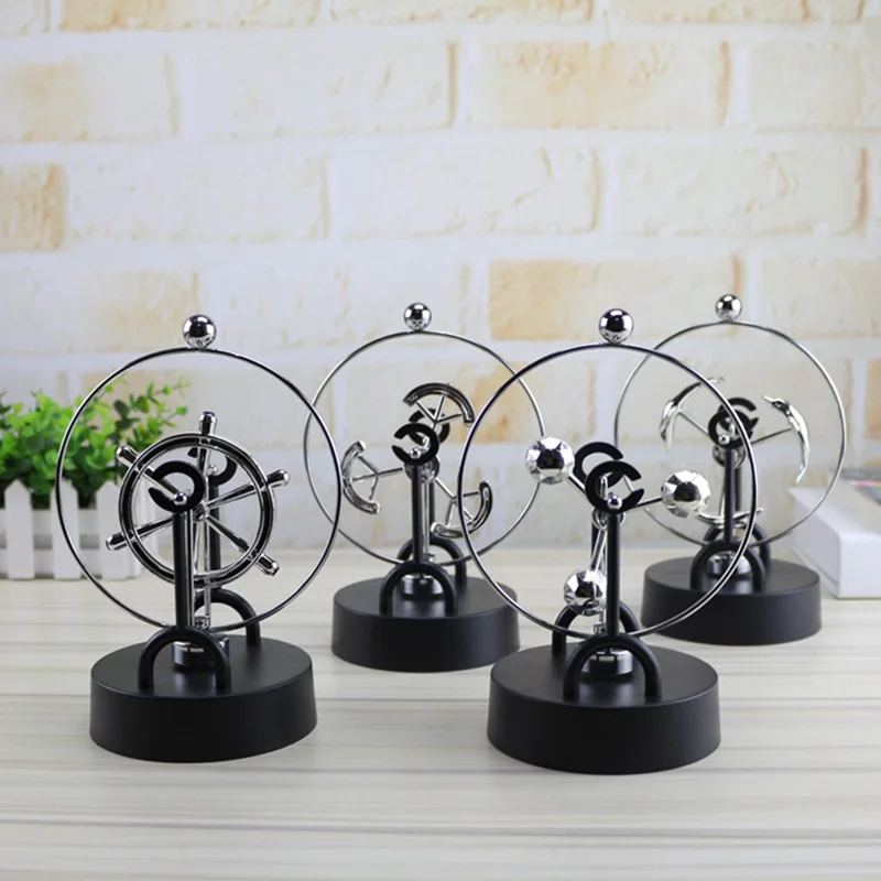 

Creative Magnetic Office Home Decoration Perpetual Motion Desk Decoration Pendulum Metal Chaos Swing Small Ornaments Art Crafts