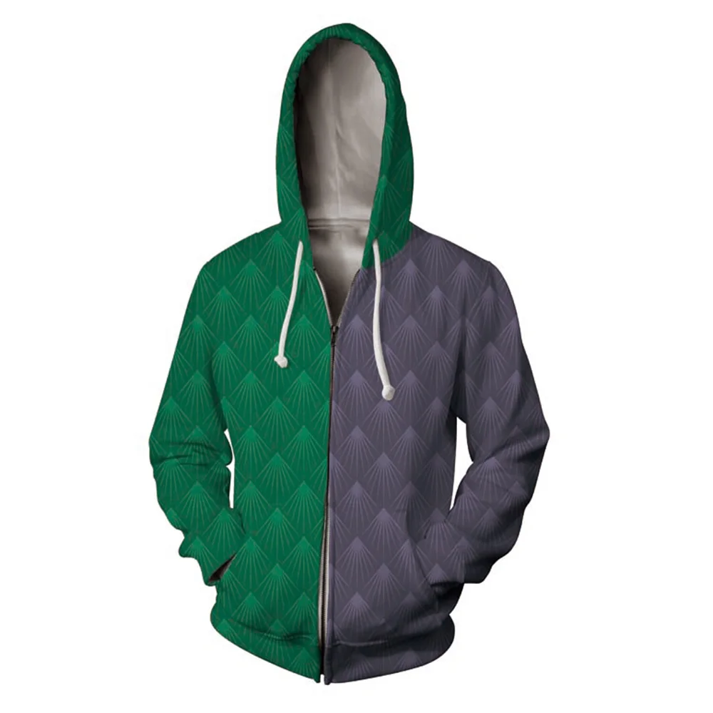 

Костюм для косплея Slytherin Ravenclaw, детские свитера с капюшоном и принтом для мужчин и женщин, свитшот, Женский костюм для карнавала на Хэллоуин