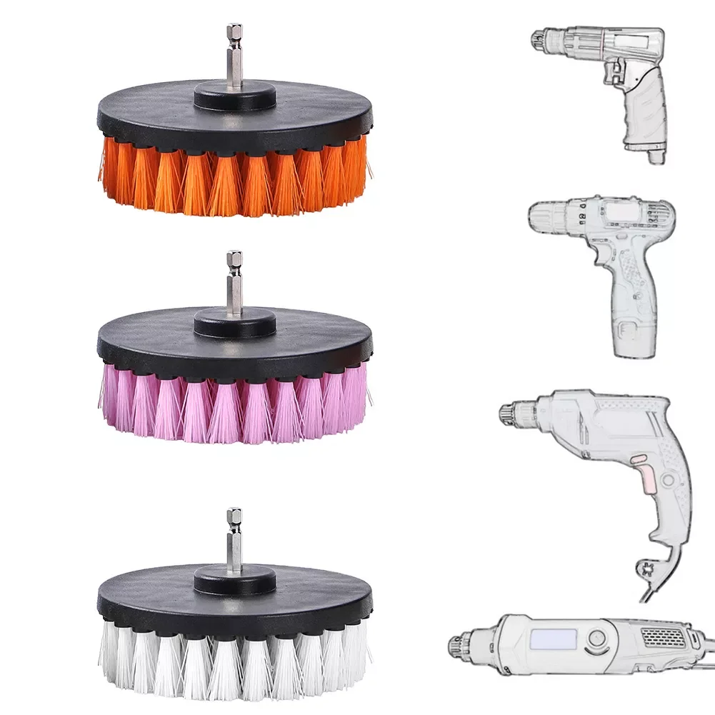 

5 inch Solid Electric Drill Brush Power Scrub for Wooden Furniture Car Interiors