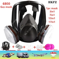 3 interface 6800 mask combination 6001sjl filter with 5n11 filter cotton 501 filter box respirator gas mask