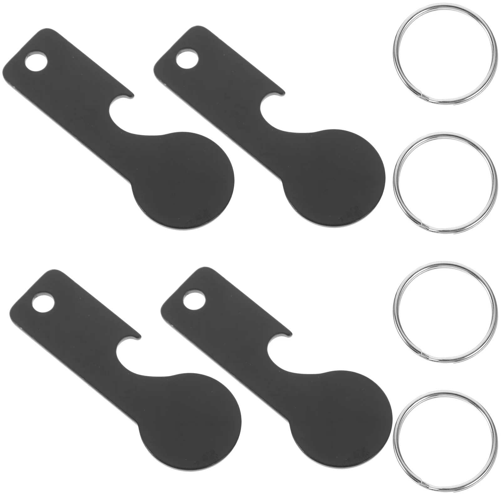 4 шт. жетон для тележки маленькие жетоны на тележке брелок ключей ручной грузовик