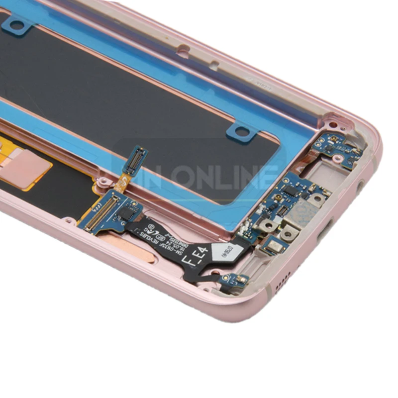 5 '𧄀% Оригинальный дисплей для SAMSUNG Galaxy S7 Edge LCD G935 G935F G935FD S7edge сенсорный экран