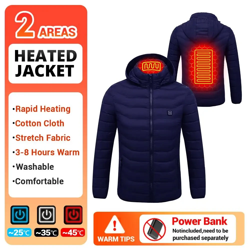 

Woman Winter Heated Vest Coldproof Warm Comfortable Jacket Heated Warm Jacket Man Outdoor Travel In Winter Heated Vests