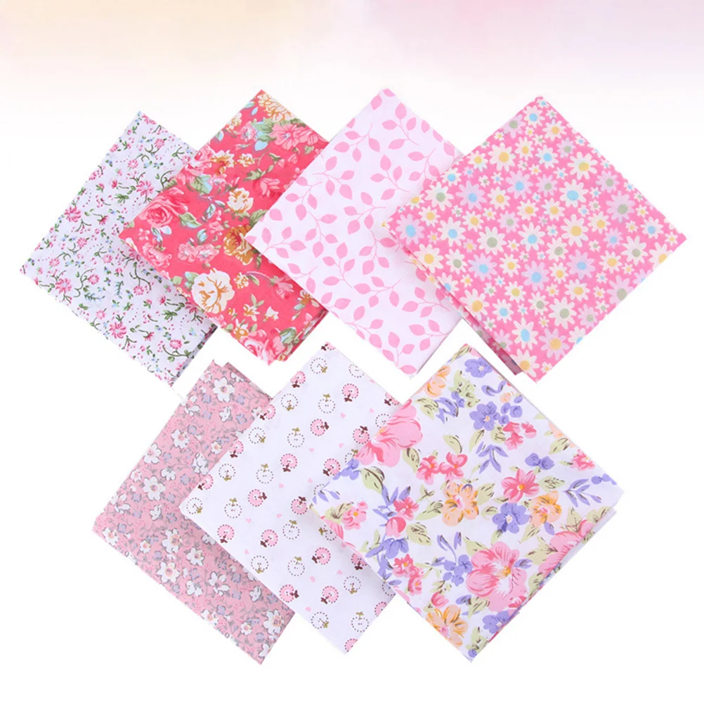 

Fabric Patchwork Craft Squares Floral Quilting Sewing Bundle Sheet Square Cloth Cotton Diy Charm Packs Bundles