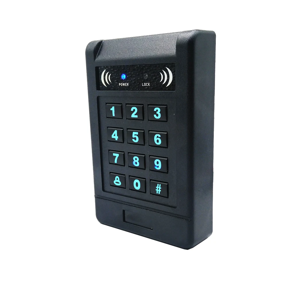 

Contact-less 125khz RFID Proximity Card Access Control System RFID/EM Luminous Keypad Proximity Door Lock wiegand input