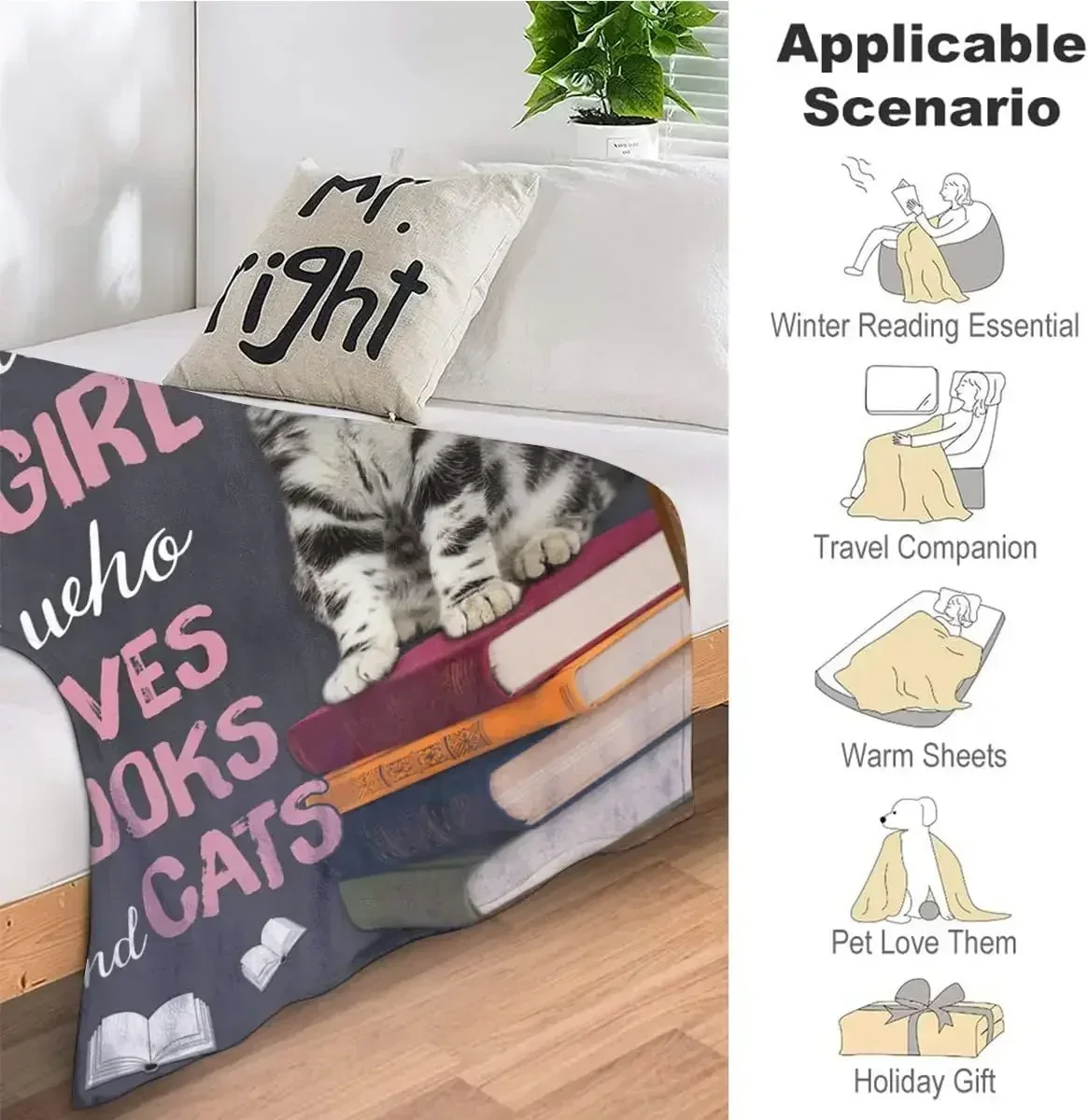 Hanya אור pratique yangiligintai buku melempar Selimut hadiah untuk anakelea hangat lembut mewah