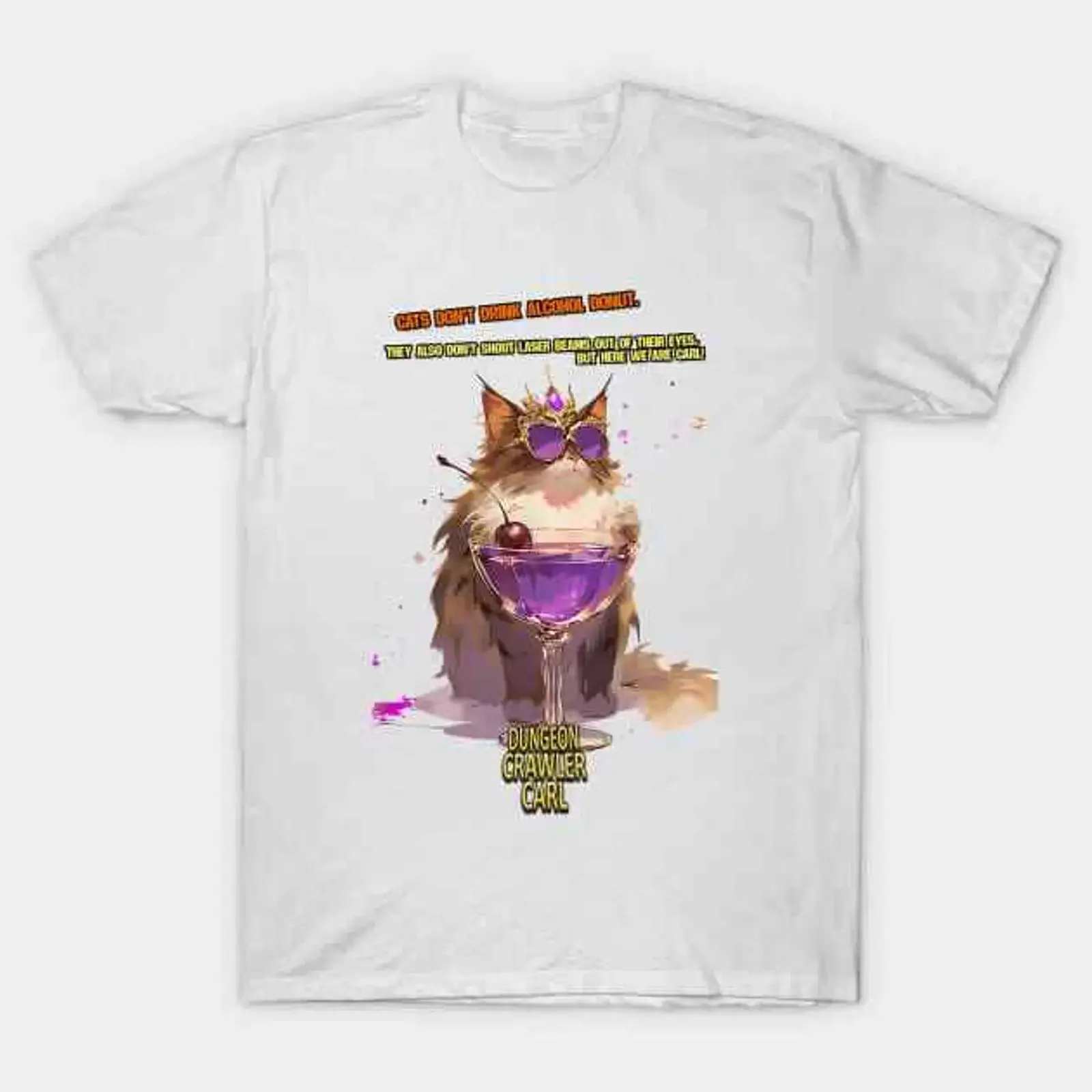 Фото Футболка Dungeon Crawler Carl Donut and the Dirty Shirley, размеры S-5XL, быстрая доставка, винтажная, с эффектом потертости, удобная, эластичная. №1