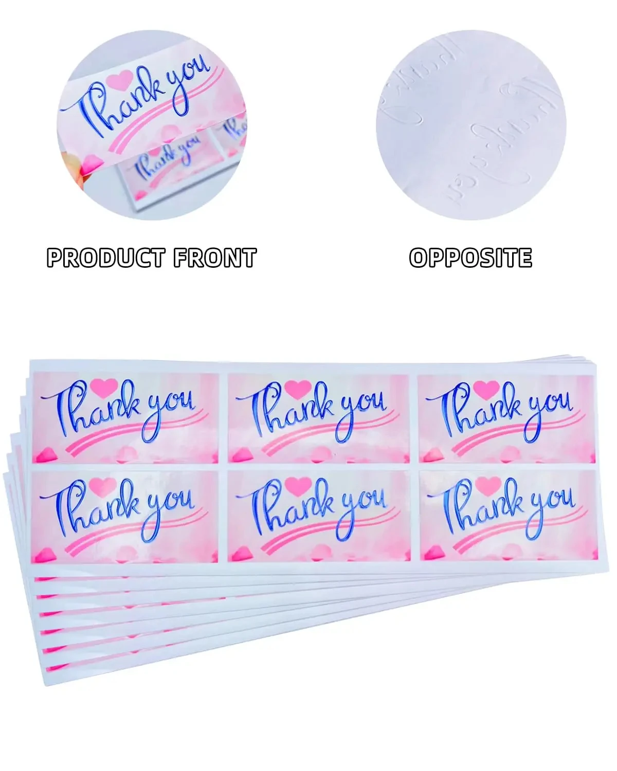 Спасибо наклейки самоклеящиеся водонепроницаемые 180 шт. Голография спасибо