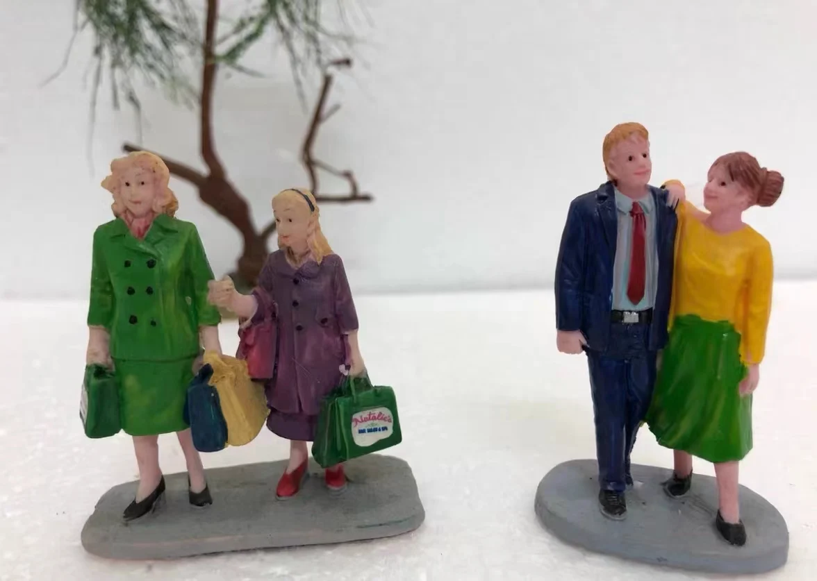 

resin figure mental psychological sand table game box court therapy shopping and lover