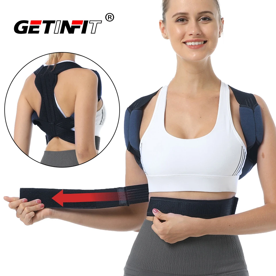 Регулируемый Корректор осанки улучшает осанку облегчение боли стальная