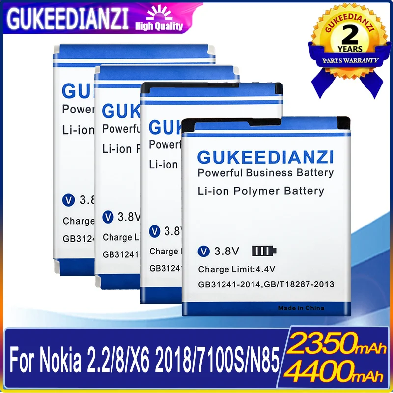 Battery For Nokia E66 3120C/X6 2018 6.1 Plus TA-1099/7100S 3600S/N85 N86/2.2 HQ510/8 TA-1004/BL-4U HE342 BL-4S BV-T5C HQ510