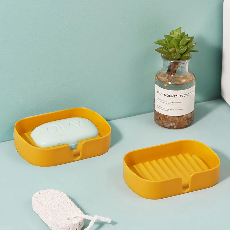 

EW Single-drain Soap Holder Soap Box Plastic Soap Box