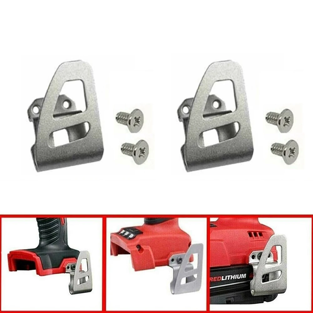 

2pcs Belt Clip Hooks Electric Drill Belt Hooks For 18V With Screw 2604-22CT 2604-20 2604-22 Power Tools Accessories
