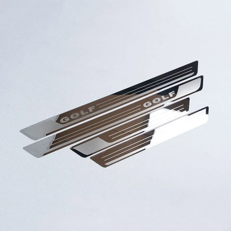 

For Volkswagen VW Golf 6 7 2010-2019 Stainless Steel Car Door Sill Scuff Plate fit for Golf 6 7