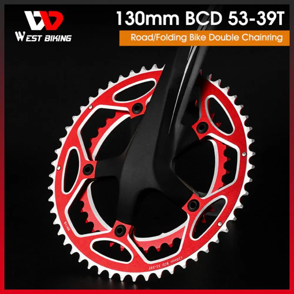 

Велосипедная Звездочка с двойным диском, 8/9/10 /11 скоростей, Bcd130mm 39t-53t, Передаточное отношение, велосипедная Звездочка M8000/9000, велосипедный кривошипный комплект 1 шт.